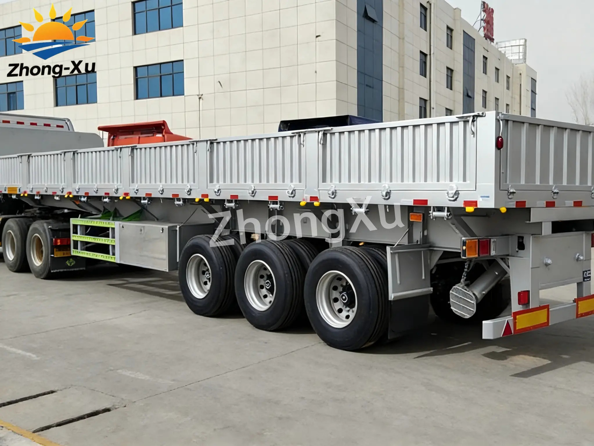 3 Axle Side-Panel Semi-Trailer